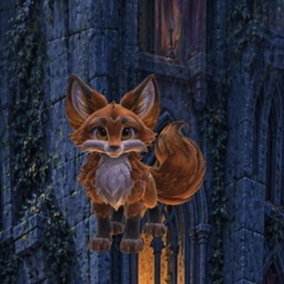 The glowing Ember Fox